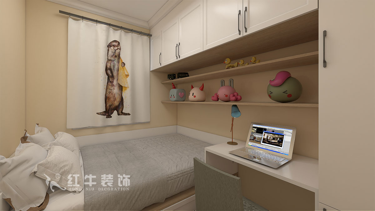 朱明琪｜御道嘉庭8-110-82㎡-现代简约风格｜2室2厅1卫｜新房装修｜定制家￥123516｜全包12万｜05次卧